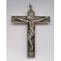 Croix en métal argenté