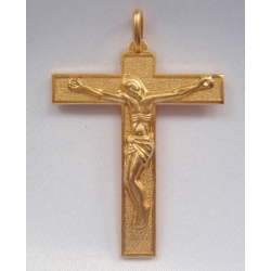 Croix en métal doré